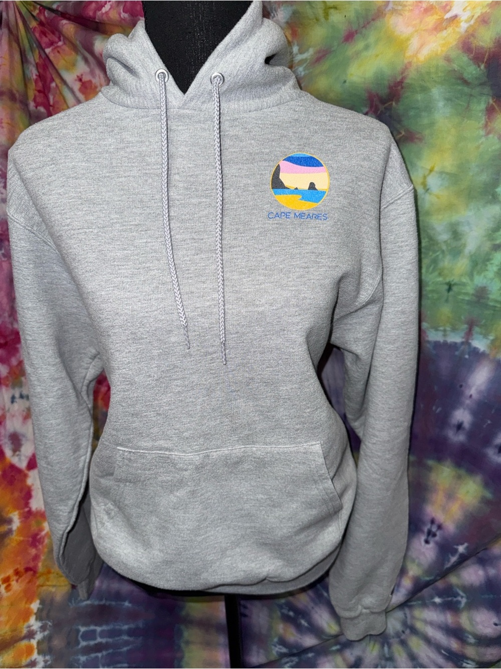 CHAMPION GRAY CAPE MEARES GRAPHIC HOODIE🌸